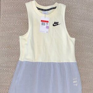 NWT Nike Girls' Colorblock Tank Dress – Size Large – Sporty & Stylish!